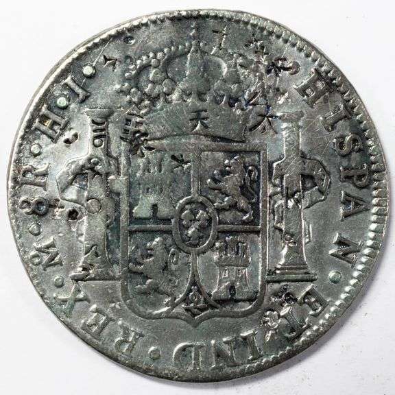 1810 Mexico 8 Reales With Numerous Chop Marks