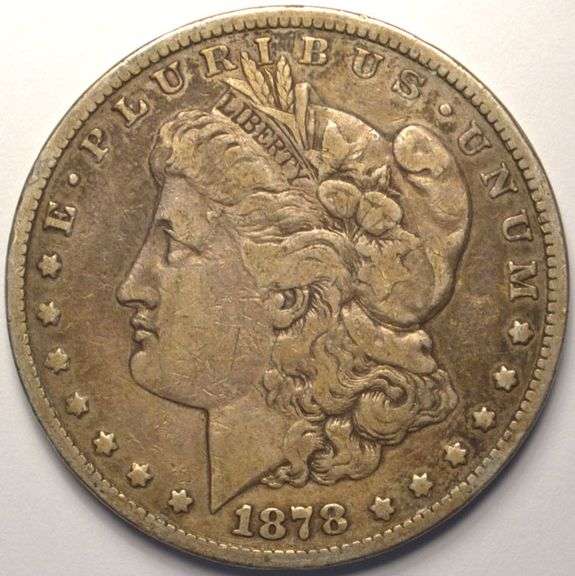 1878-CC Morgan Silver Dollar VAM-6 Circulated.