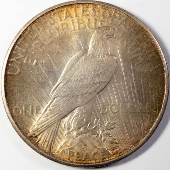 1935 Very Near Unc Peace Dollar