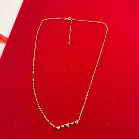 BRAND NEW 14K GOLD DIAMOND NECKLACE