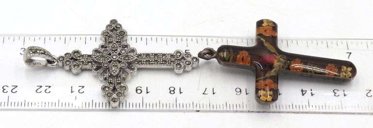 Group lot of Vintage 925 sterling silver misc jewelry