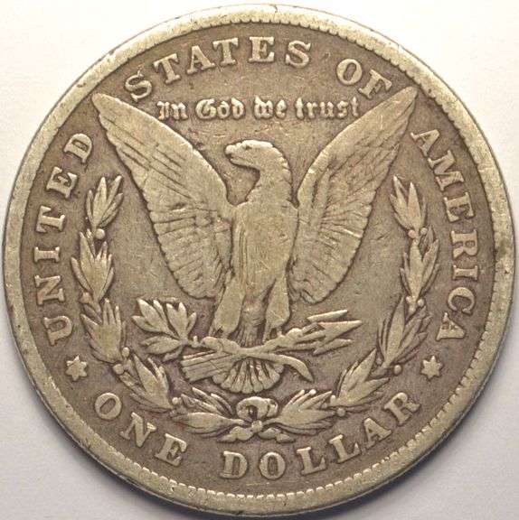 1878 8TF Morgan Silver Dollar, Circulated.