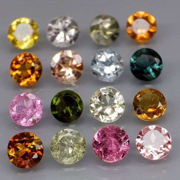 Fancy color! Untreated! 3.98ct Tourmaline set