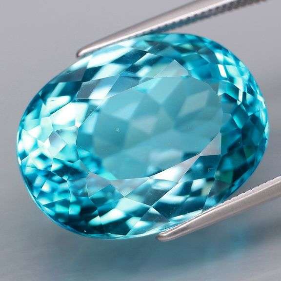 Eye clean! 26.08ct big Swiss blue Topaz