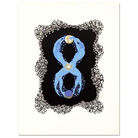 Numeral 8 by Erte