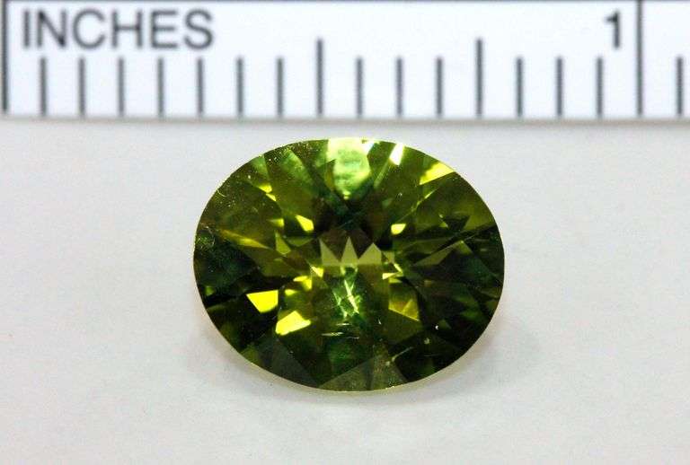 Checkerboard Peridot - 4.56 cts.