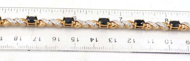 Group lot of 10 Vintage 925 sterling silver bracelets