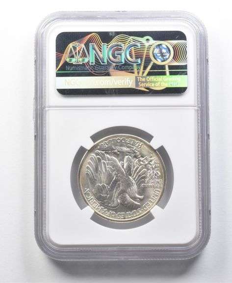 1941-D Walking Liberty Half Dollar Miles Standish MS66 NGC CAC