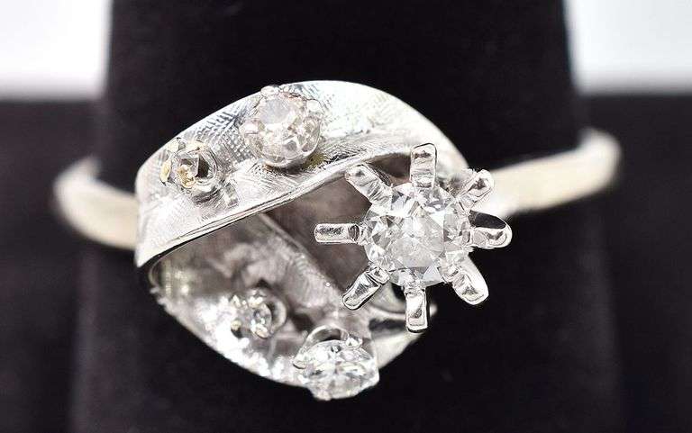 Angelic 14K White Gold Diamond Ring