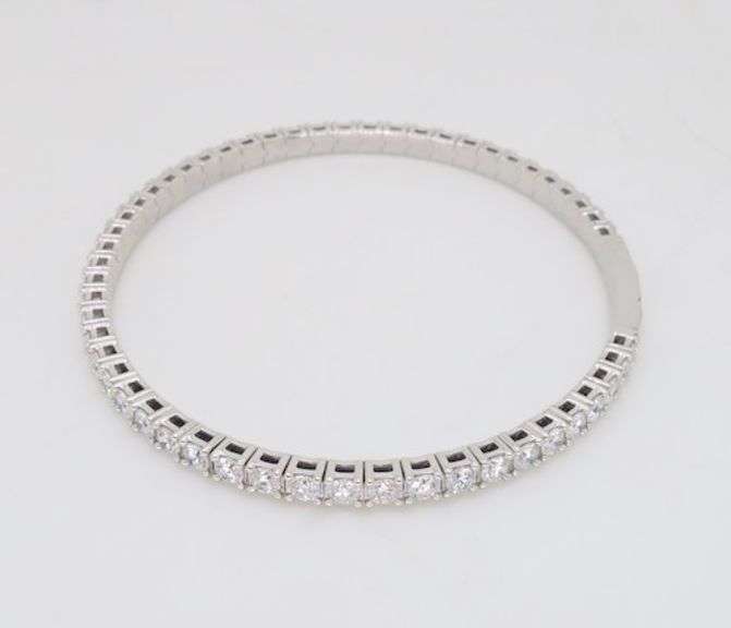 4.27CTW Diamond Flex Bangle Bracelet