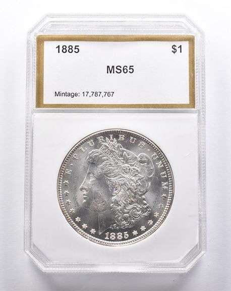 MS65 1885 Morgan Silver Dollar PCI