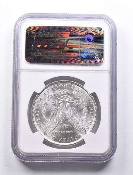 MS65 1887 Morgan Silver Dollar Olathe Dollar Hoard NGC