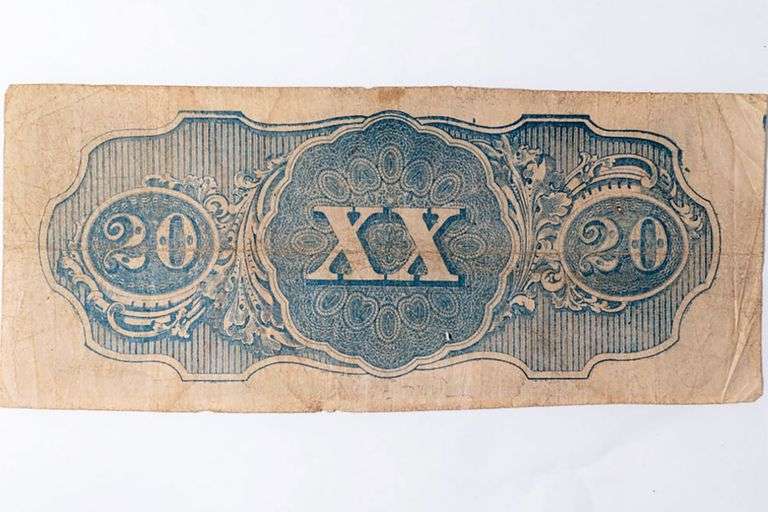 $20 Dec 2 1862 Confederate States Note