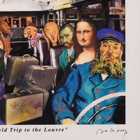 Field Trip to the Louvre by Nelson De La Nuez