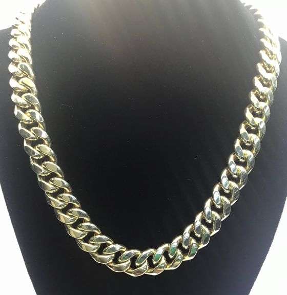 TIMELESS 14K YELLOW GOLD CUBAN LINK CHAIN