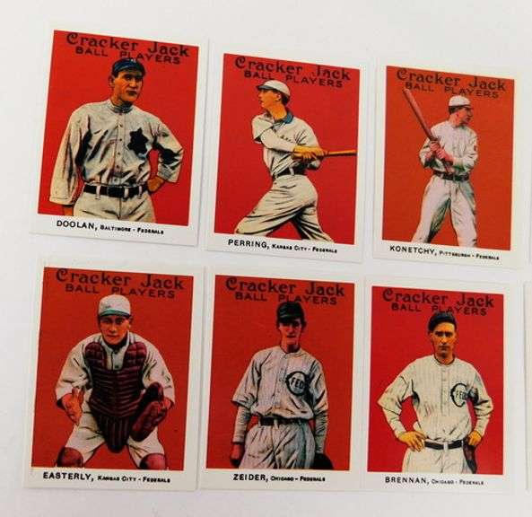 10 Cracker Jack Reprint Baseball Cards
