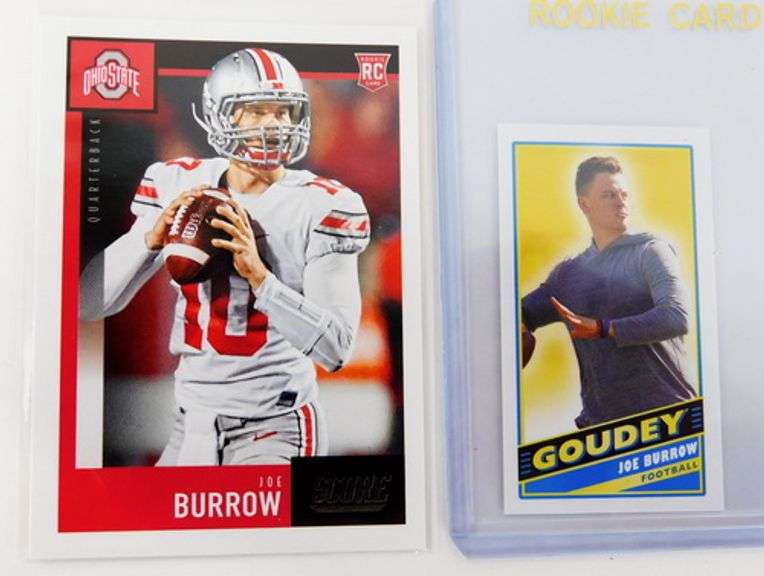 2 Joe Burrow Rookie Football Cards