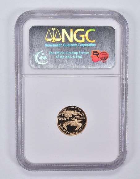 2007-W $5 American Gold Eagle 1/10 Oz Gold PF70 UCAM NGC