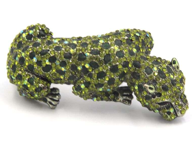 Panther Crystal bangle bracelet