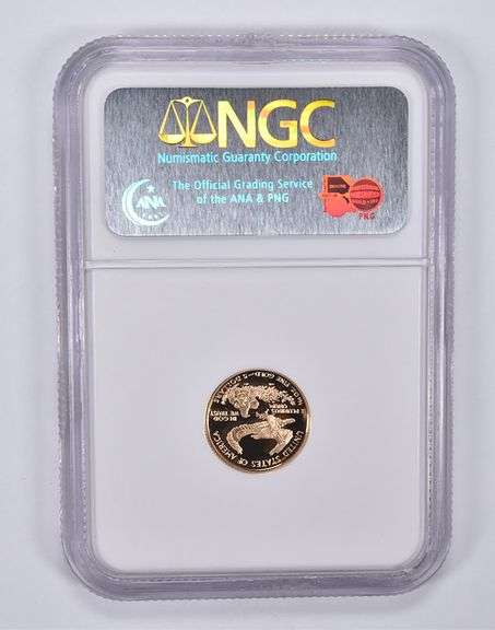 2006-W $5 American Gold Eagle 1/10 Oz Gold PF70 UCAM NGC