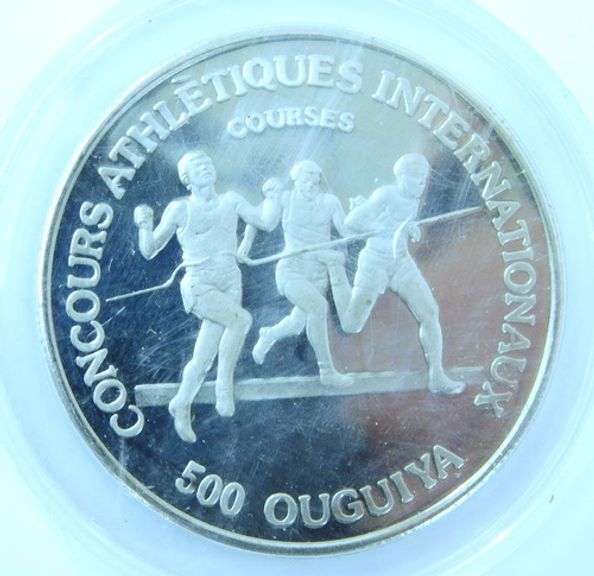 2 - 1984 International Games 500 Ouguiya Coins