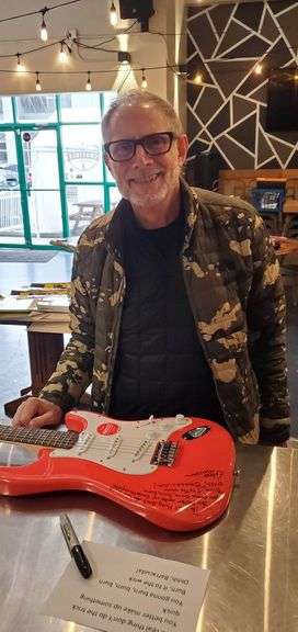 Heart Autographed Fender Guitar w Barracuda Lyrics Exact Proof JSA