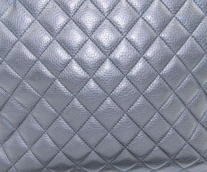 CHANEL Airline Round Trip Bowling Black Shoulder Bag W/ Card