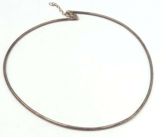 Group lot of Vintage 925 sterling silver necklaces