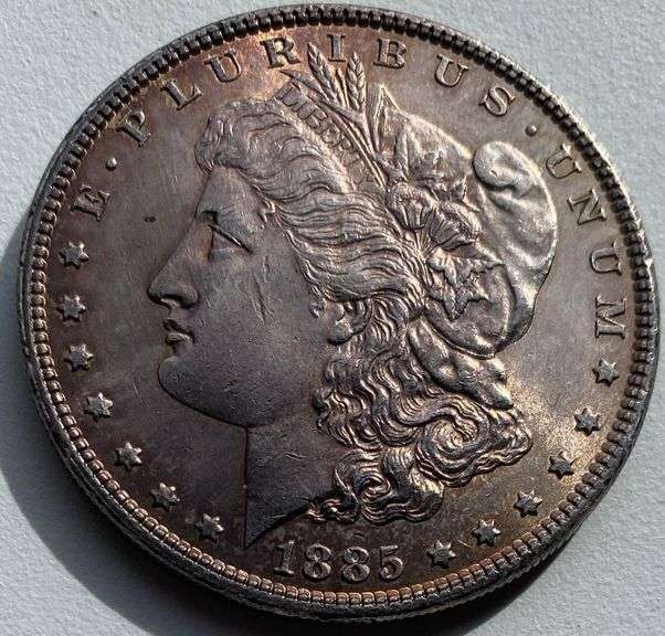 1885 Near Uncirculated Morgan Dollar