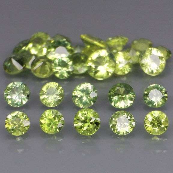 Heated only! 4.08ct round cut Australian Sapphire set