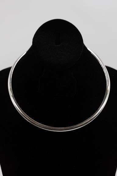 Sterling Silver Italian Omega Necklace 6mm Solid 925 Italy New Cubetto Chain 20"