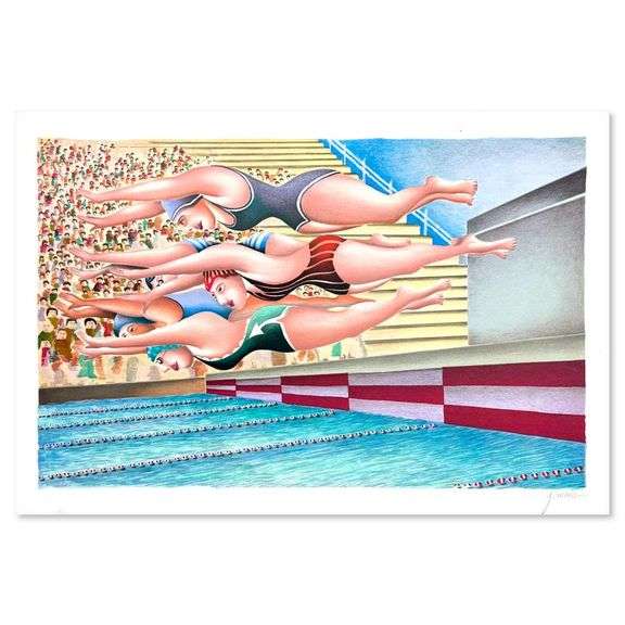 Swimming by Yuval Mahler
