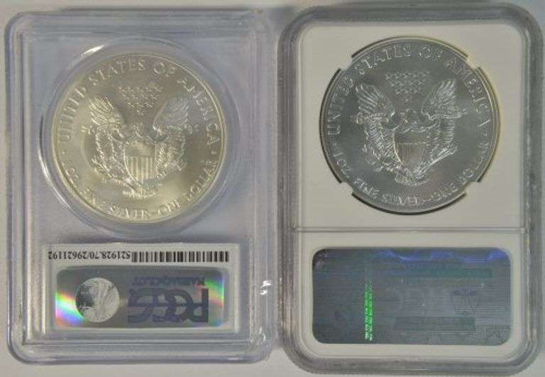 2014-(S) PCGS & 2015 NGC 1st Strike and 1st Day of Issue. MS70