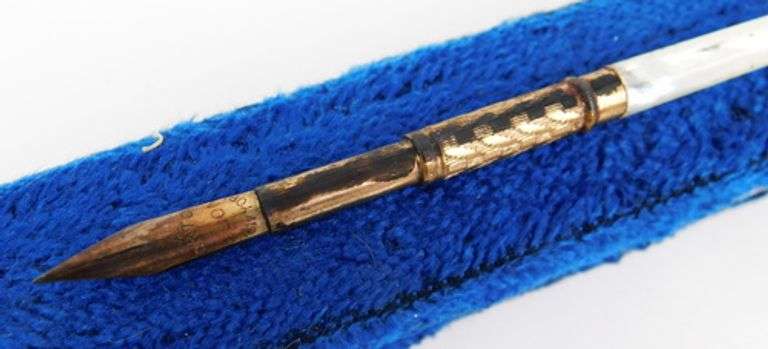 Antique Mother of Pearl Dip Pen with Box