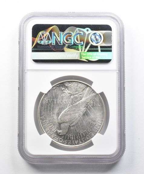 BU 1923-D Peace Silver Dollar NGC