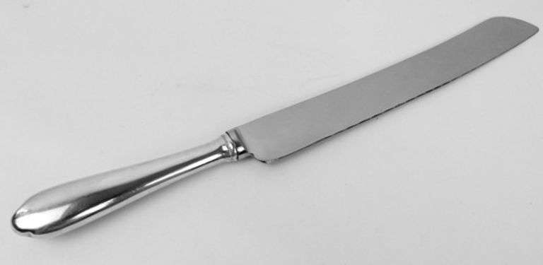 Vintage WEB Sterling Handled Cake Knife