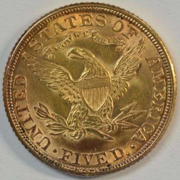Very Choice BU 1881 US $5 Liberty Gold Piece