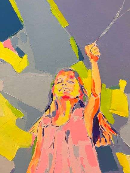 Banksy Inspired Balloon Pop Painting