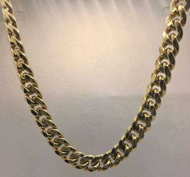 TIMELESS 14K YELLOW GOLD CUBAN LINK CHAIN