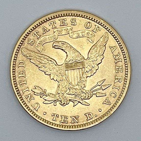 Ten Dollar Gold 1907 Liberty Coin