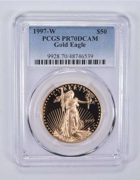 1997-W $50 American Gold Eagle 1 Oz Gold PR70 DCAM PCGS