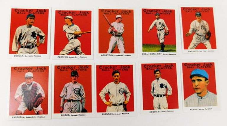 10 Cracker Jack Reprint Baseball Cards