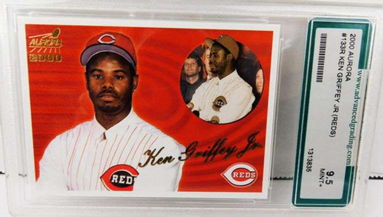 Ken Griffey, Jr. Red Baseball Card, 9.5 Mint+
