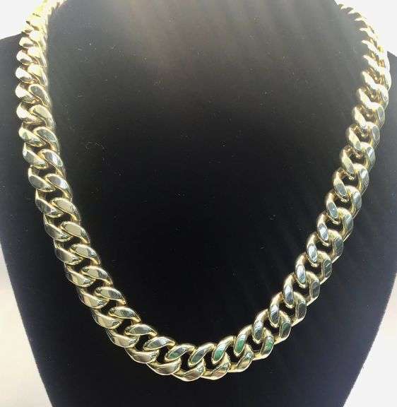 TIMELESS 14K YELLOW GOLD CUBAN LINK CHAIN