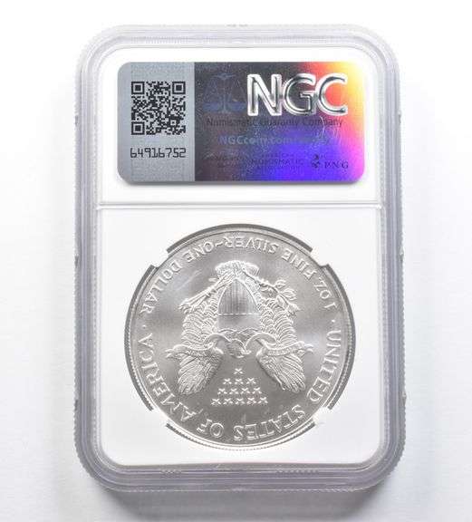 MS70 2001 American Silver Eagle NGC