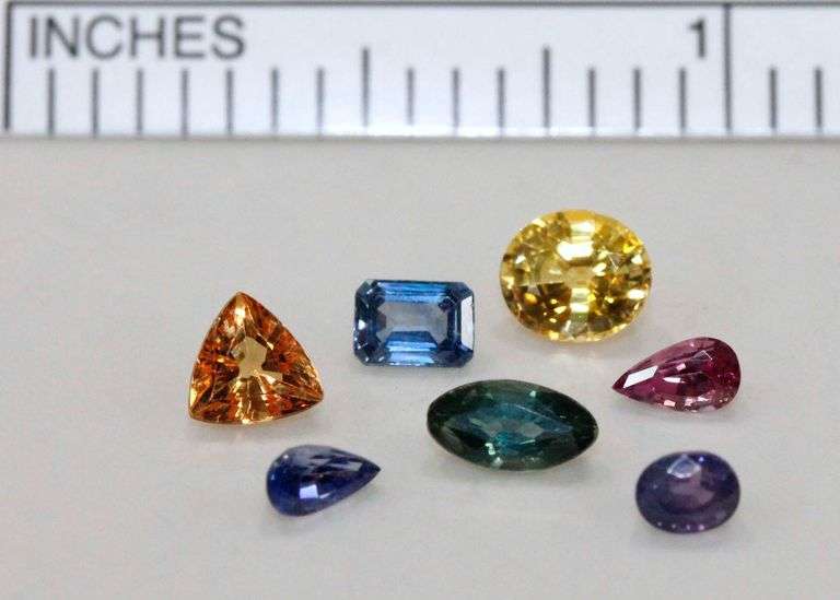 Colorful Natural Sapphire - Lot o f 7
