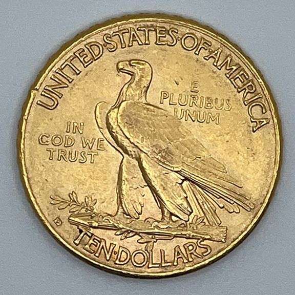 Gold Indian Ten Dollar 1909 Coin