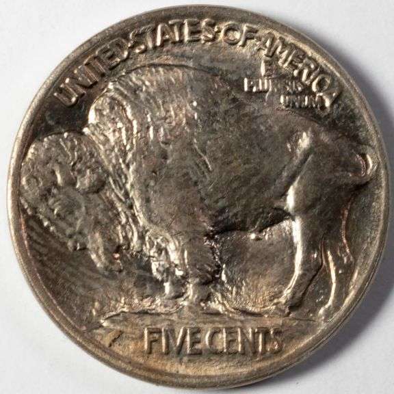 Gem BU 1913 Raised Mound Buffalo Nickel
