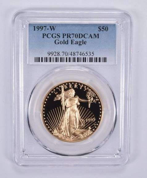 1997-W $50 American Gold Eagle 1 Oz Gold PR70 DCAM PCGS
