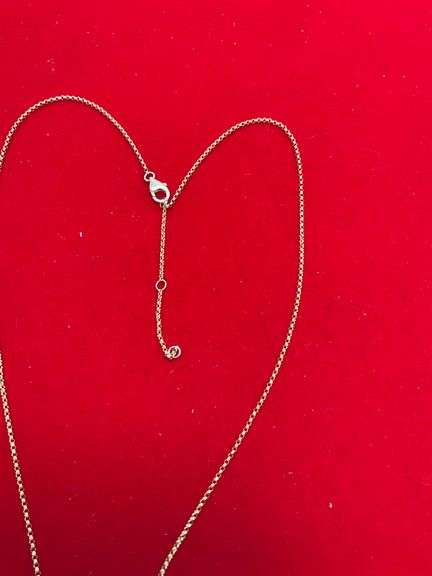 BRAND NEW 14K YELLOW GOLD DIAMOND NECKLACE